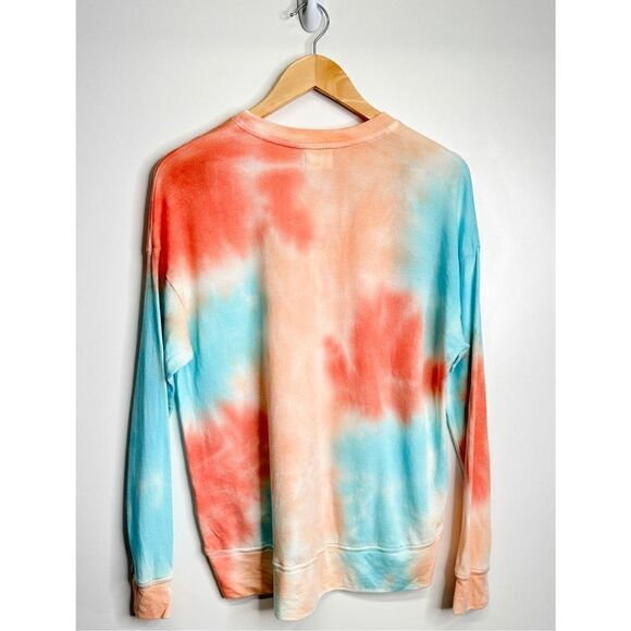 Sundry Sweater Womens Size XS Terry Oversized Sweatshirt Tie Dye Crewneck NWT - Picture 5 of 9
